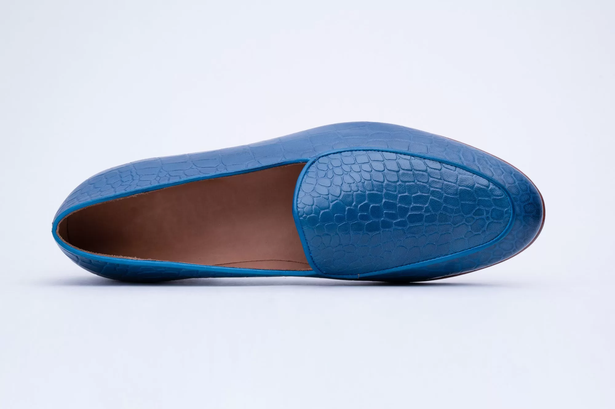 Croc Print Belgian Loafer-C BL