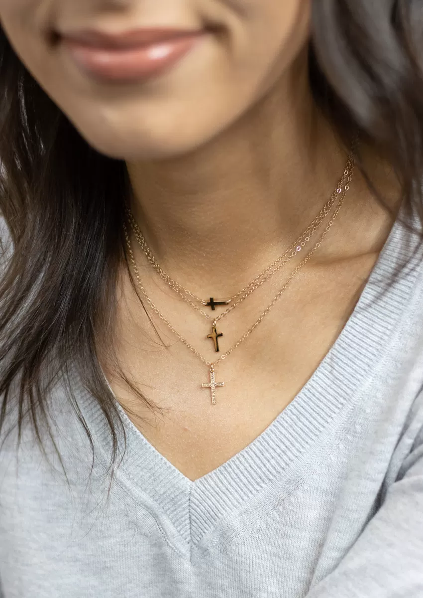 Cross Gold Necklace