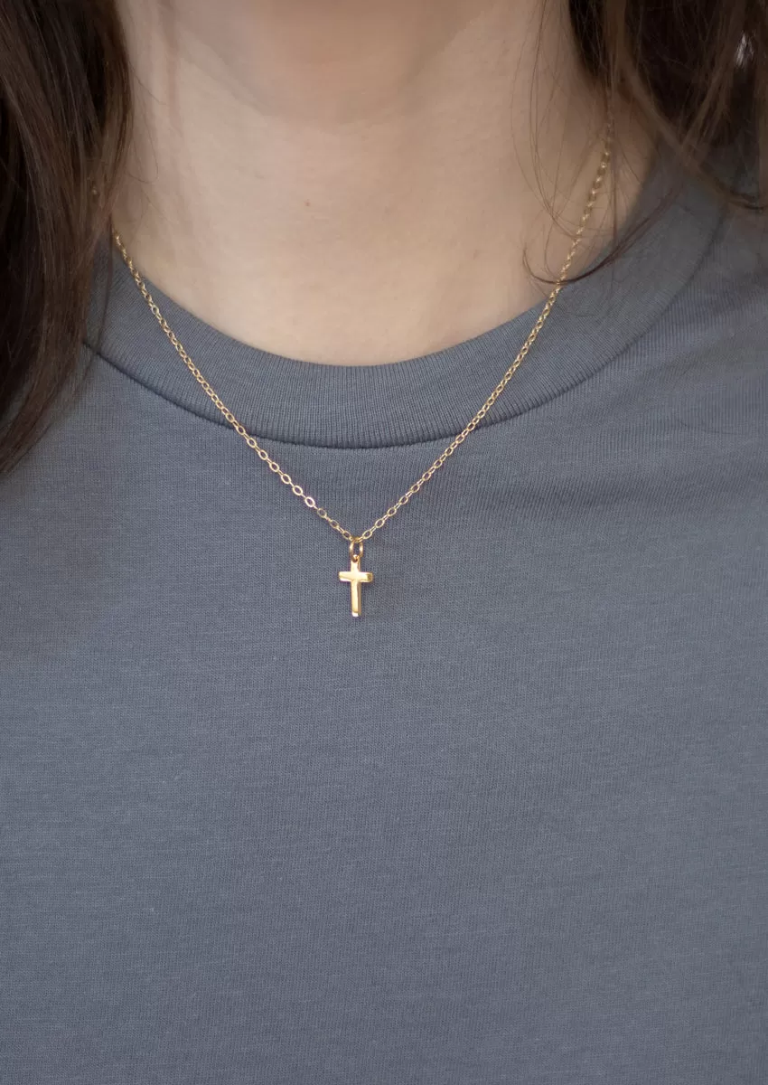 Cross Gold Necklace