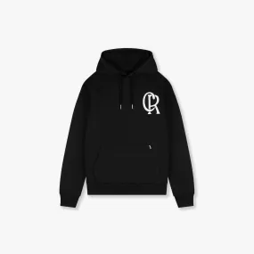 CROYEZ INITIAL HOODIE - BLACK/WHITE