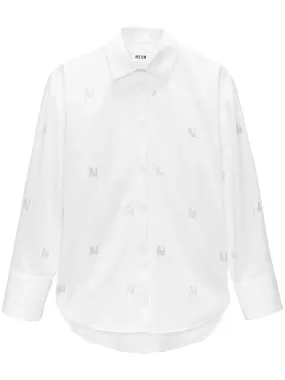 Crystal Embellished Shirt