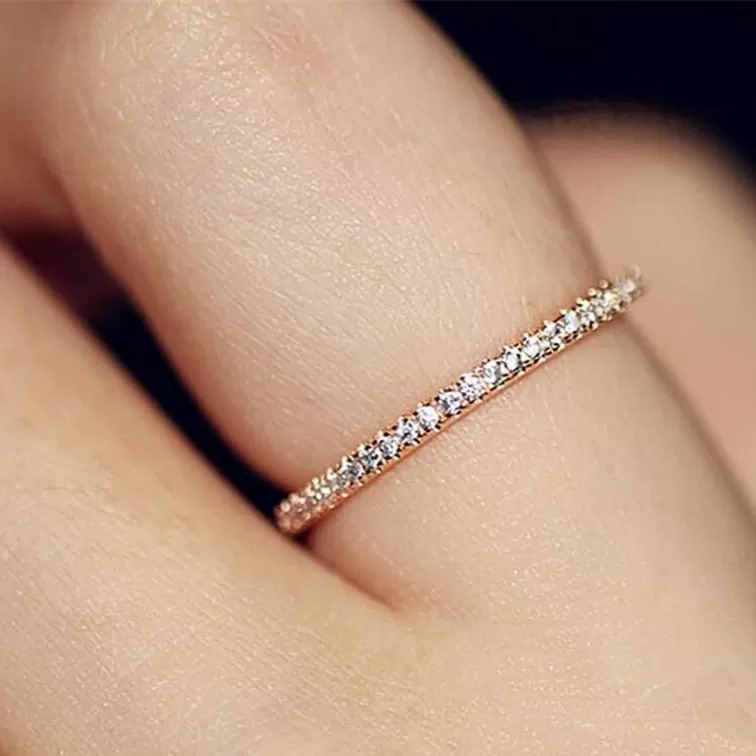 Crystal Promise Ring