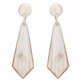 Crystal Shape Horn Earring