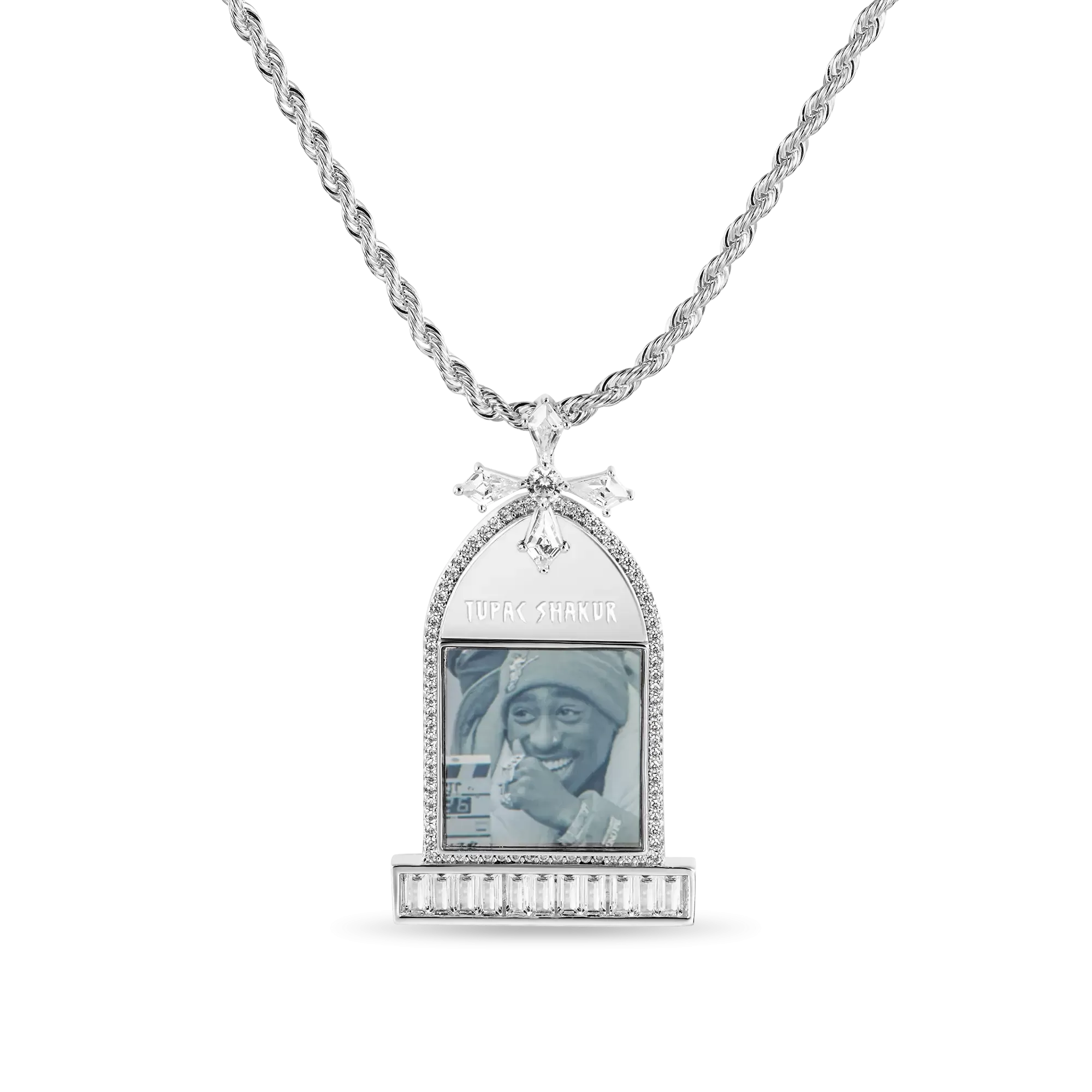 Custom Tombstone Photo Pendant