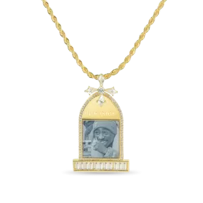 Custom Tombstone Photo Pendant