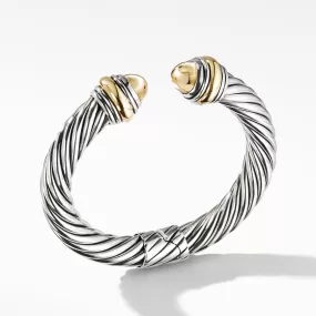 David Yurman 10MM Cable Classics Bracelet with Bonded Yellow Gold and 14K Gold