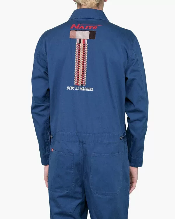 DEUS NAITO Coverall Ensign Blue