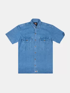 Dickies 1574 Original Fit SS Shirt - Light Indigo