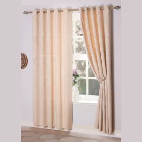 Fiesta Curtains 90 x 72 - Champagne