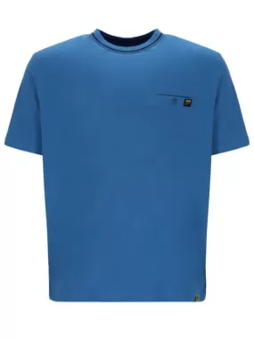 FILA GOLD 'Tomba' Pocket T-Shirt/Vallarta Blue - New AW22