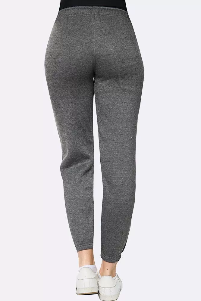 Fleece Full Length Close Hem Jogging Bottom [Pack of 8]