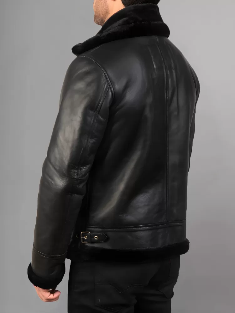 Francis B-3 Brown Leather Bomber Jacket