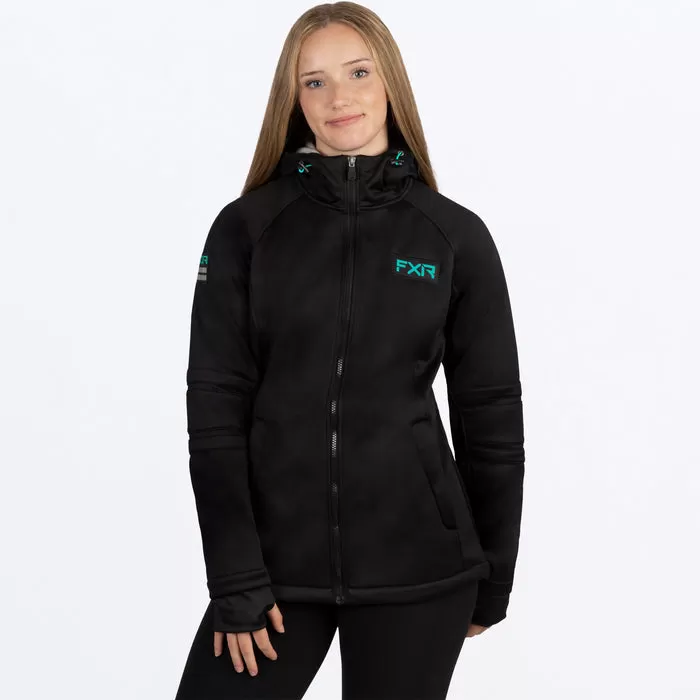 FXR Women's Maverick Softshell Black/Mint