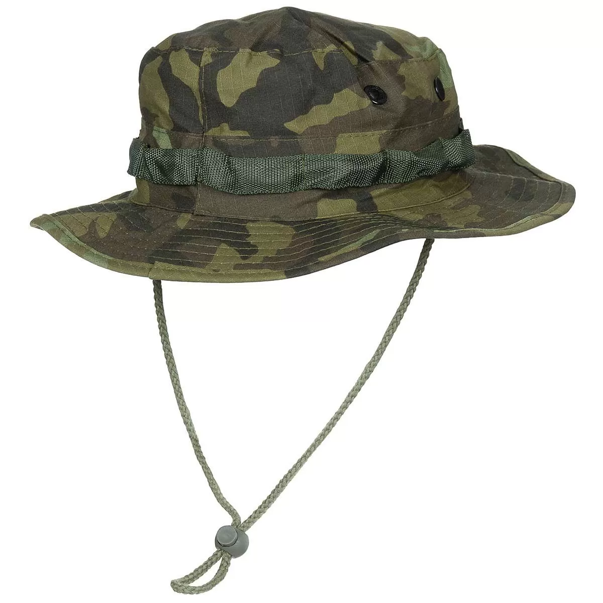 GI Ripstop Boonie Bush Hat Czech M95 Woodland Camo