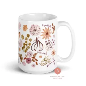 Give Thanks Catholic Mug, 15oz