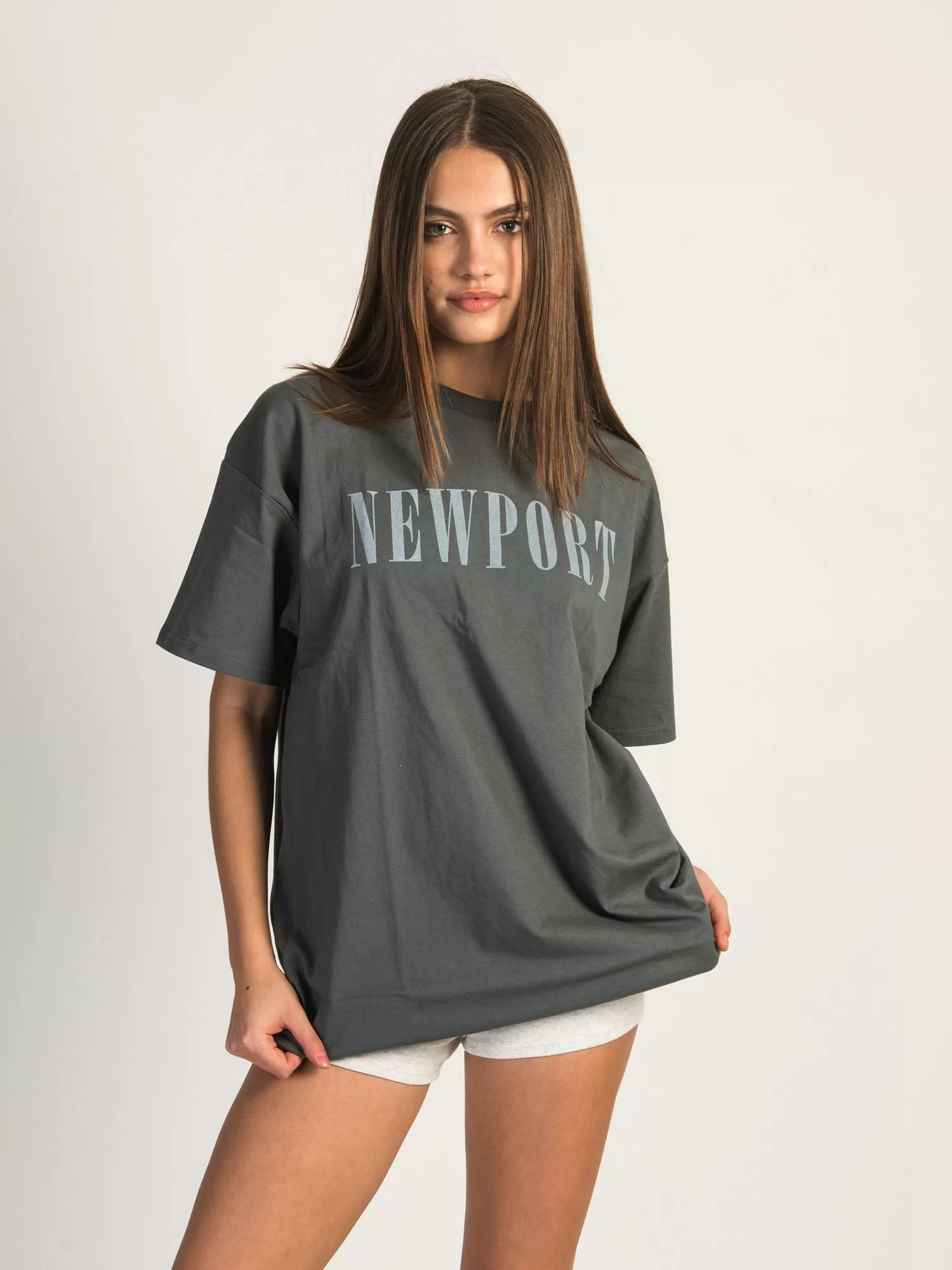 HARLOW SYDNEY OVERSIZED TEE - NEWPORT