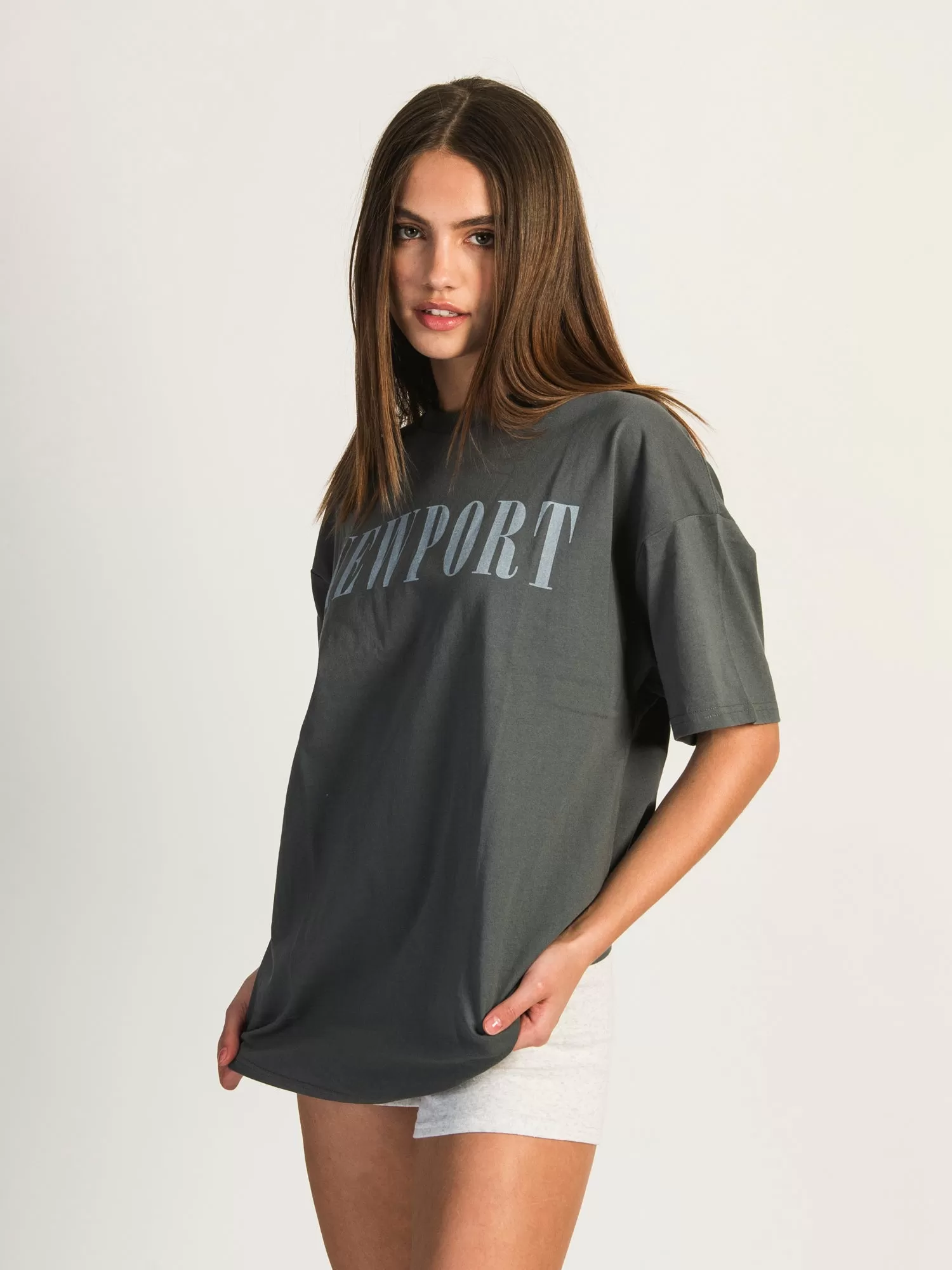 HARLOW SYDNEY OVERSIZED TEE - NEWPORT