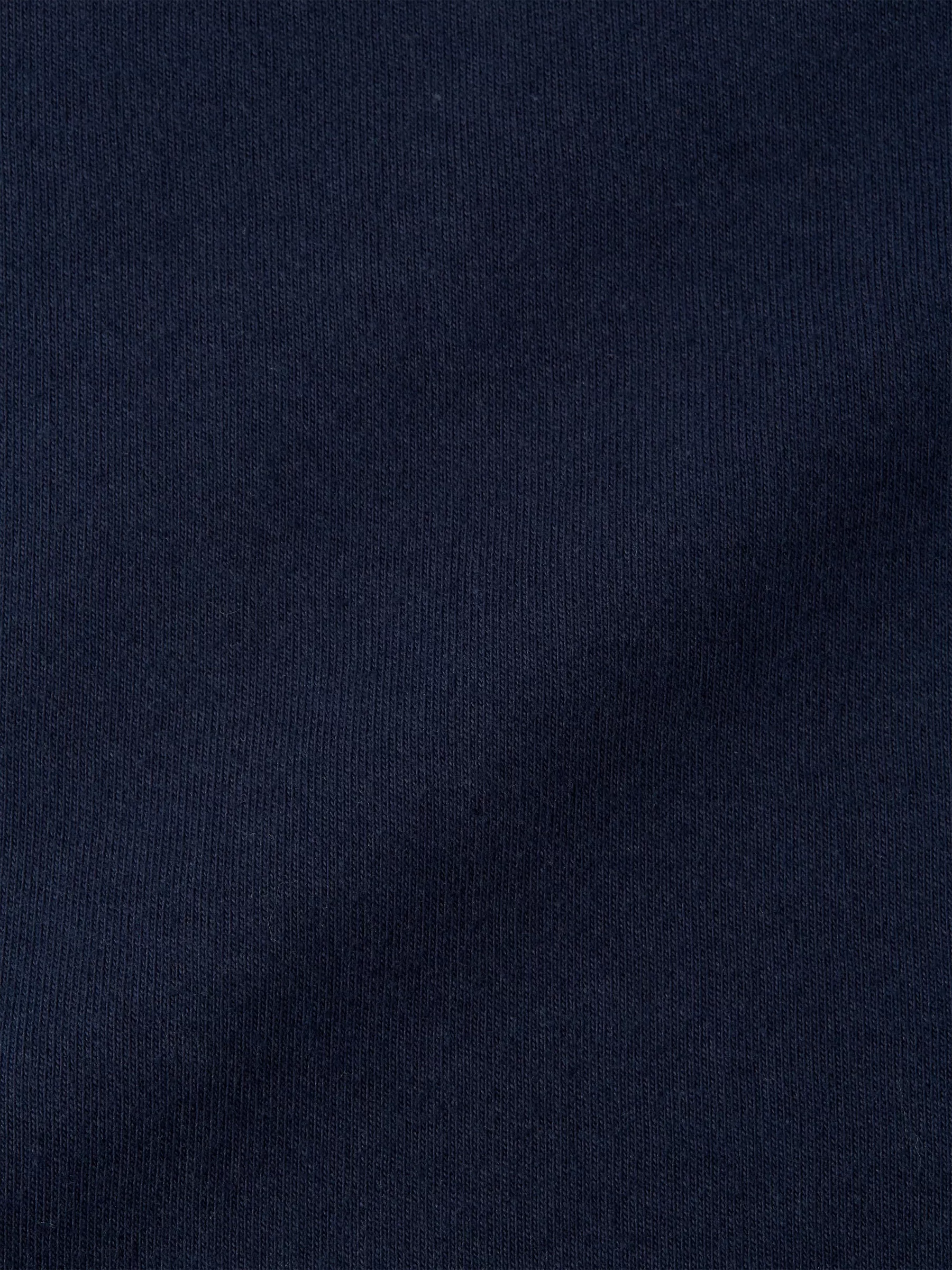 Heavy Long Sleeve Plain T-Shirt Tavistock Navy