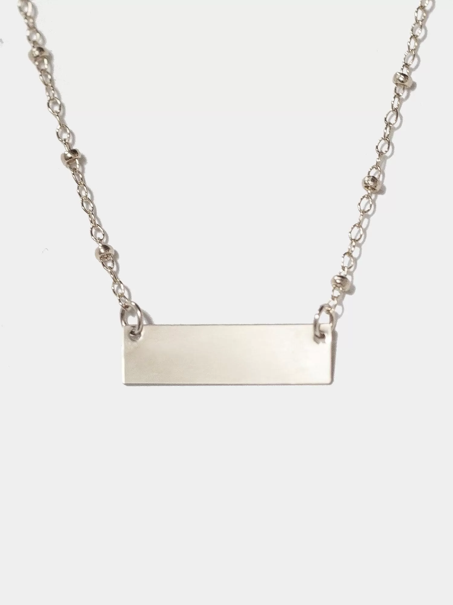 Initial Bar Necklace