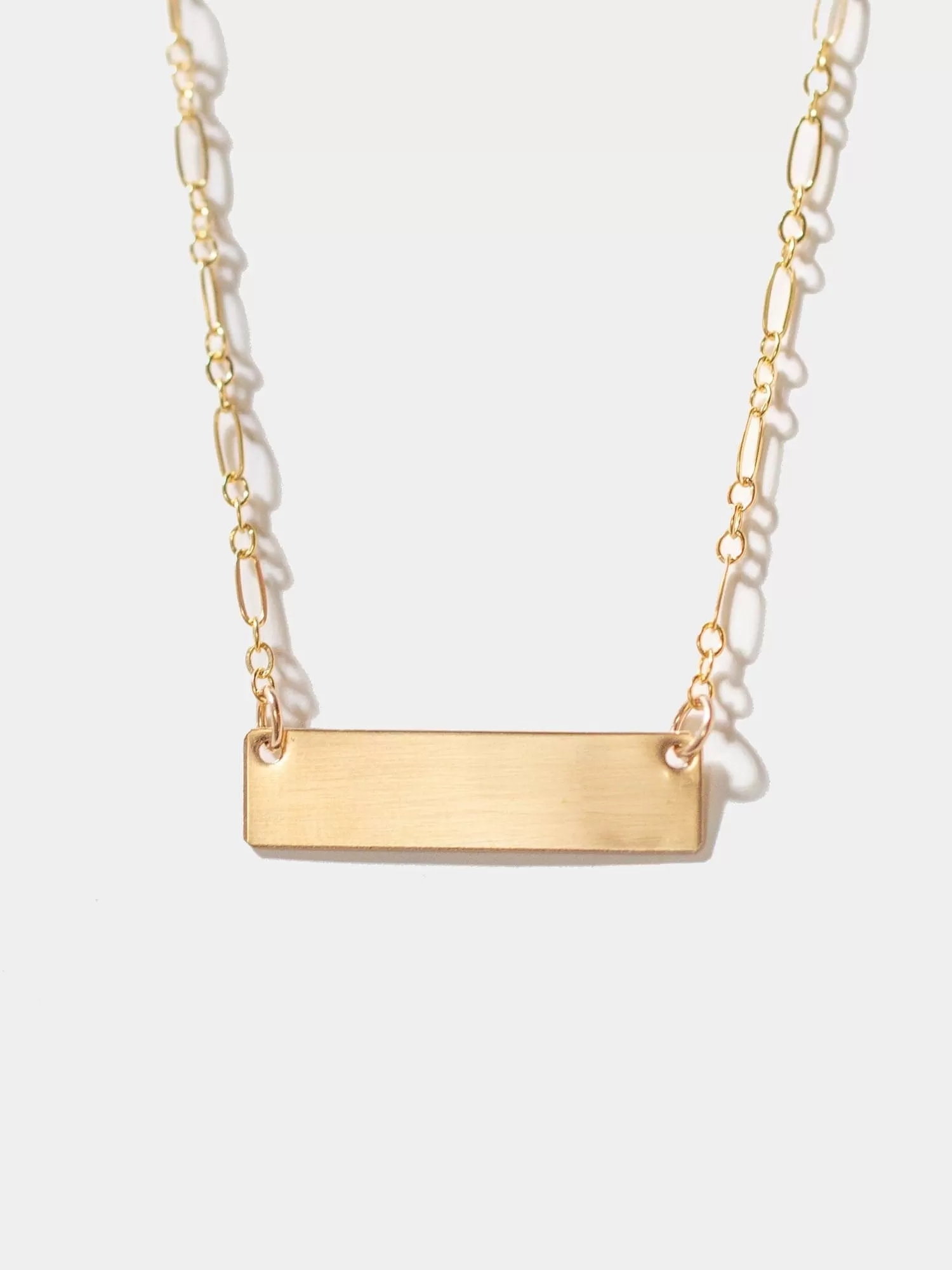 Initial Bar Necklace