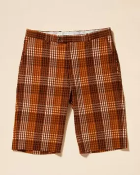 Inserch Seersucker Gingham Shorts ST272-00027 Aztec