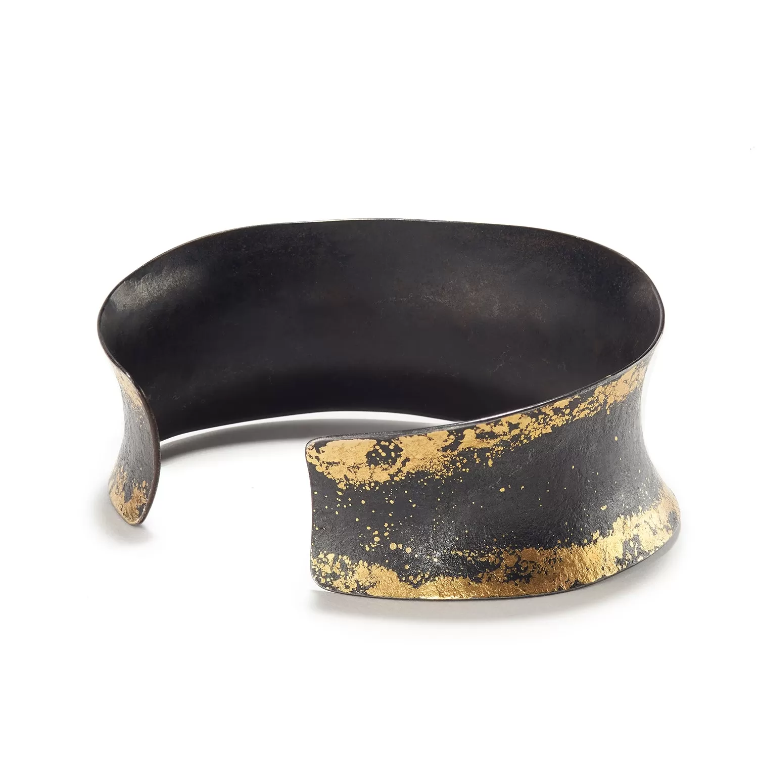 Iron and Gold Cuff Bracelet