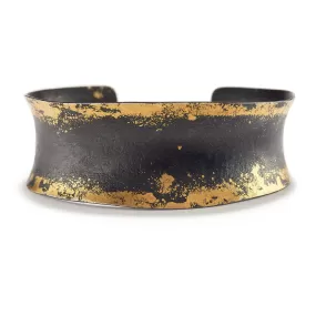 Iron and Gold Cuff Bracelet