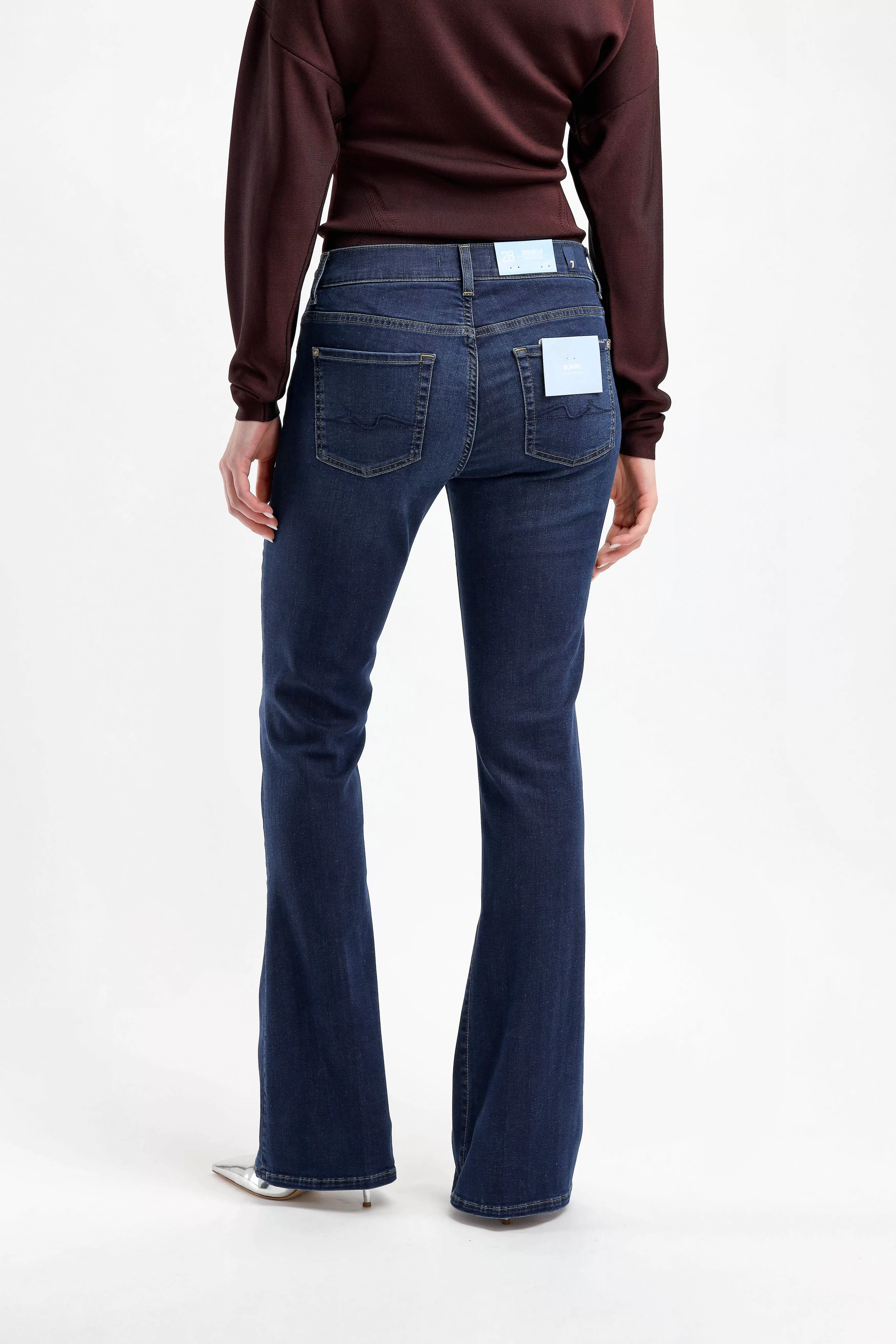 Jeans Bootcut Bair in Dark Blue