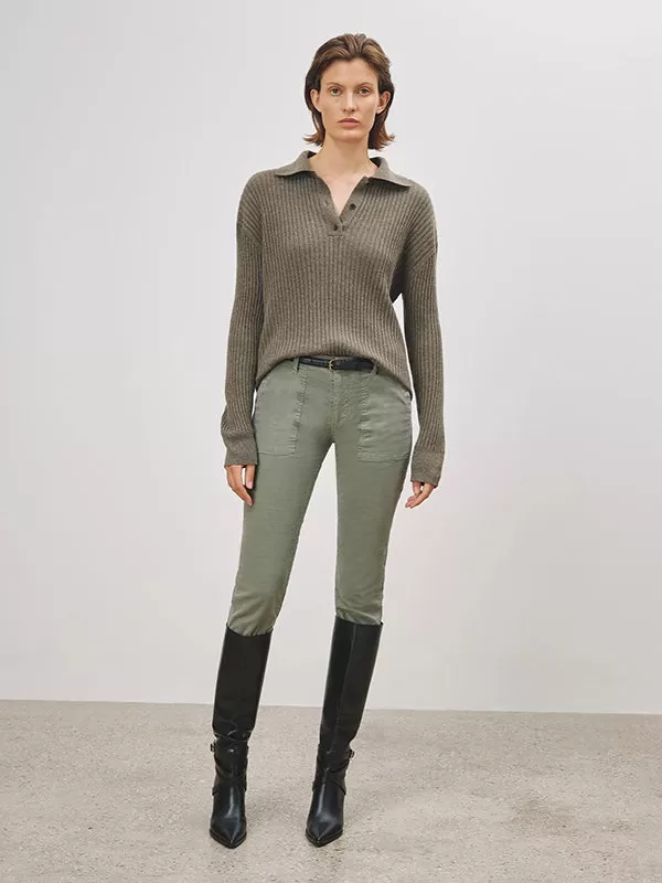 Jenna Pant in Admiral Green