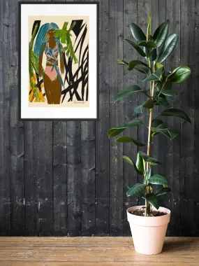 Jigeen Blu in Bali | Framed Art Print