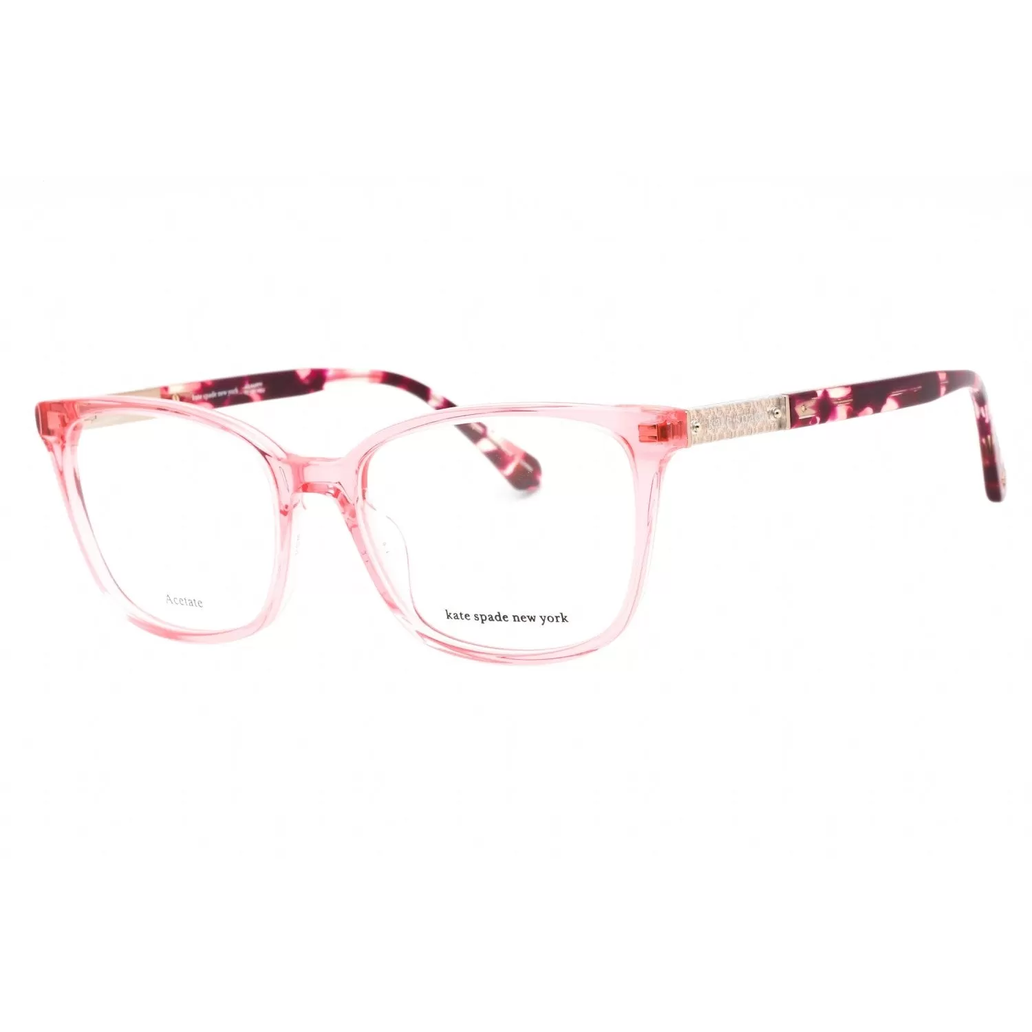 Kate Spade DAVINA Eyeglasses PINK/Clear demo lens