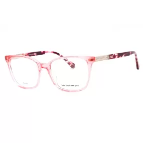 Kate Spade DAVINA Eyeglasses PINK/Clear demo lens