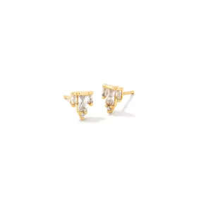 Kendra Scott Juliette Stud Earrings in White Crystal