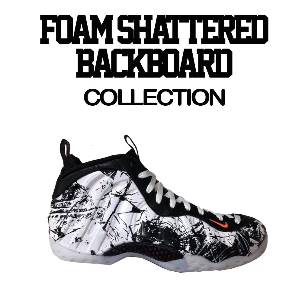 Kids Shattered Backboard Foam Shirt - ST Sneaker - White