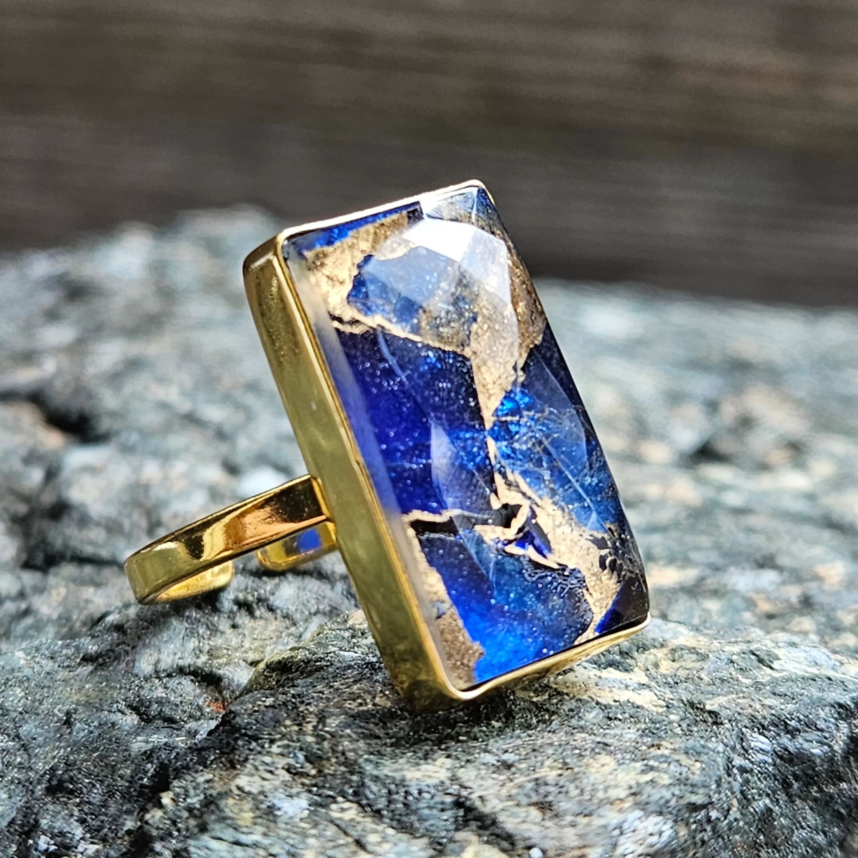 Lapis Celestial Stone Ring