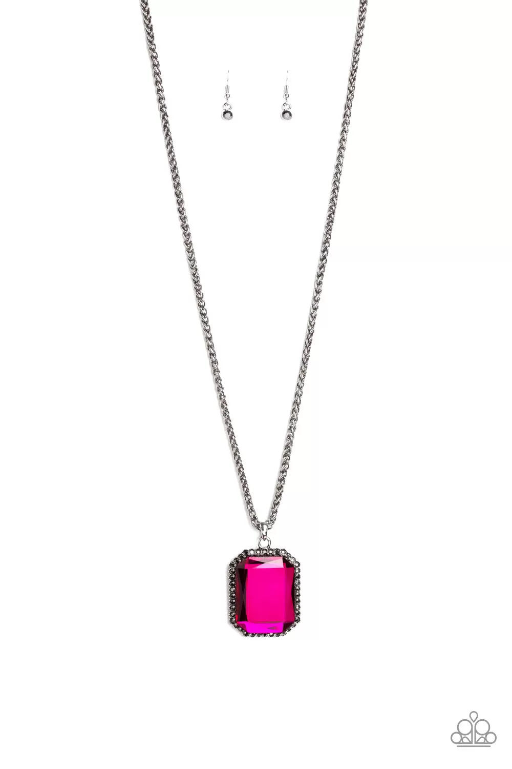 Let Your HEIR Down Pink-Necklace