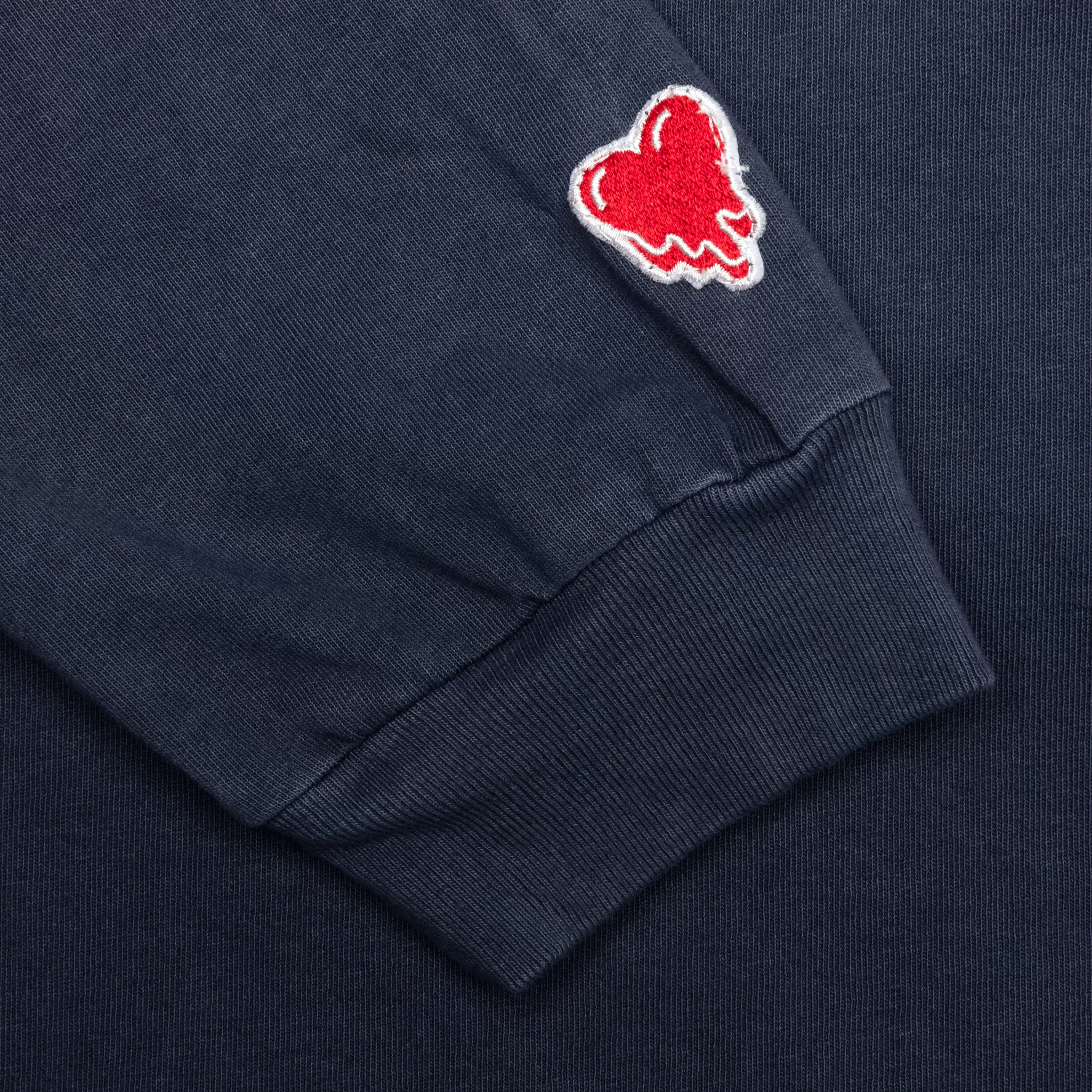 Logo Type L/S Tee - Navy Blue