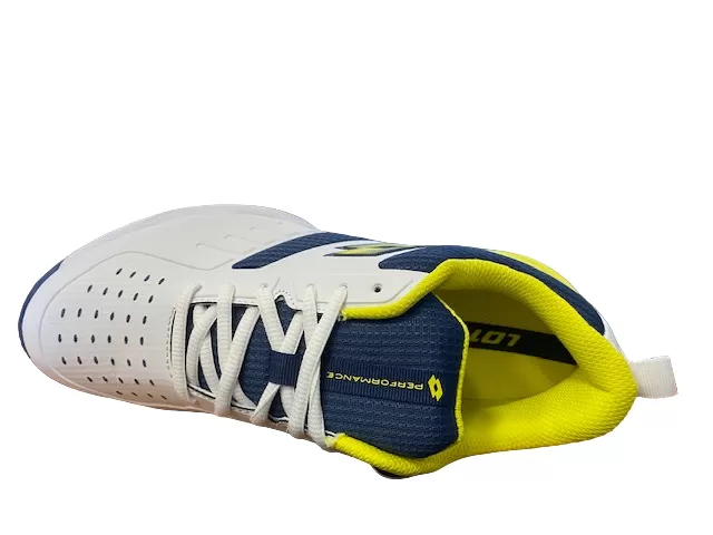 Lotto men's padel shoe Superrapida 400 IV 217300 9FS white yellow blue