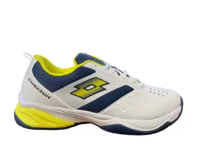 Lotto men's padel shoe Superrapida 400 IV 217300 9FS white yellow blue