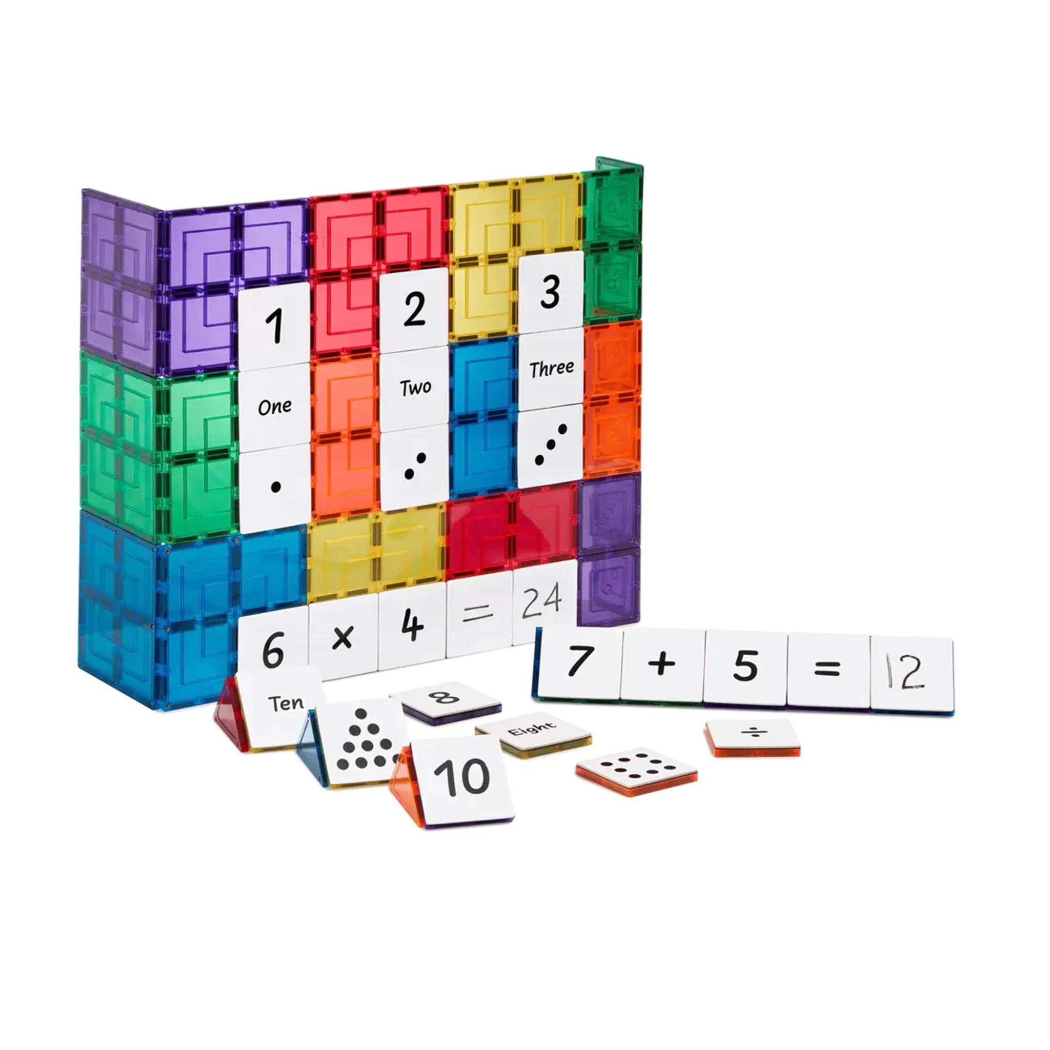 Magnetic Tile Topper - Numeracy Pack 40 pieces