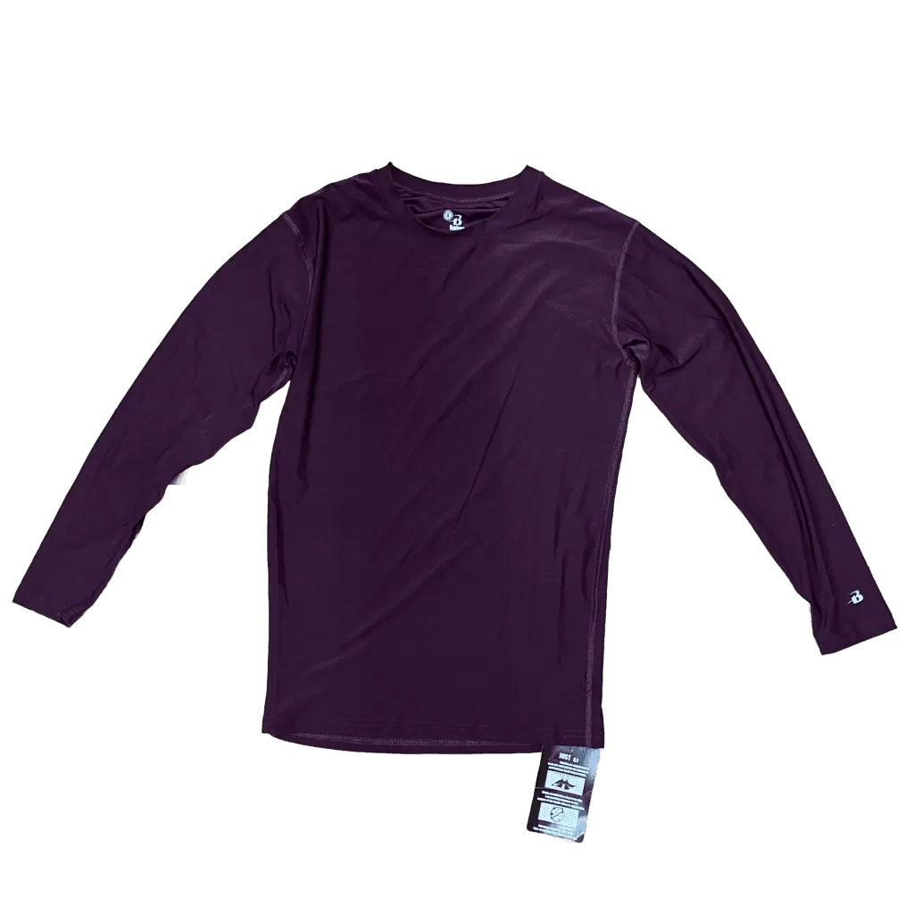 Men's  Badger Sport •B-Hot•  Long Sleeve Crew Base layer