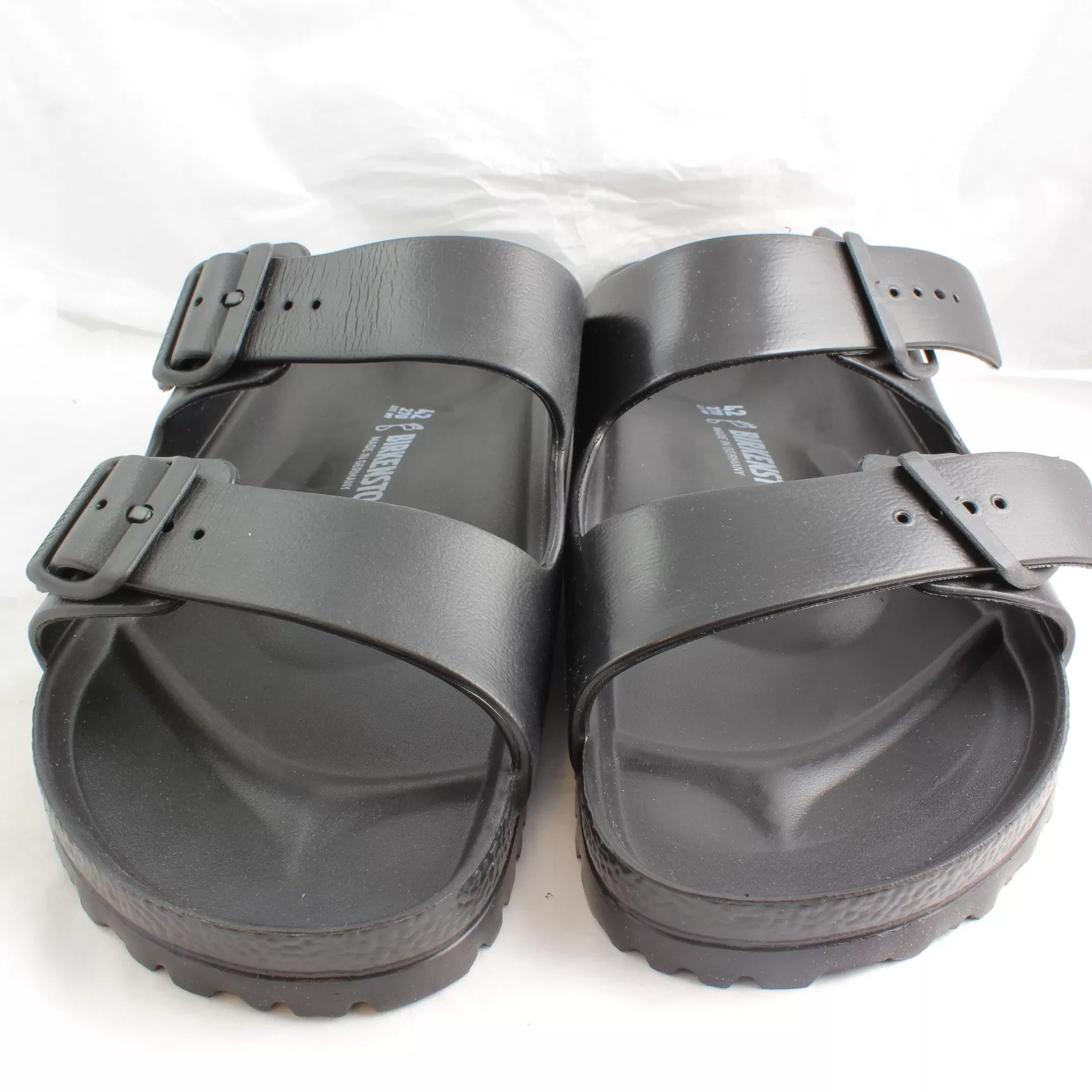 Mens Birkenstock Arizona Two Strap Black Eva