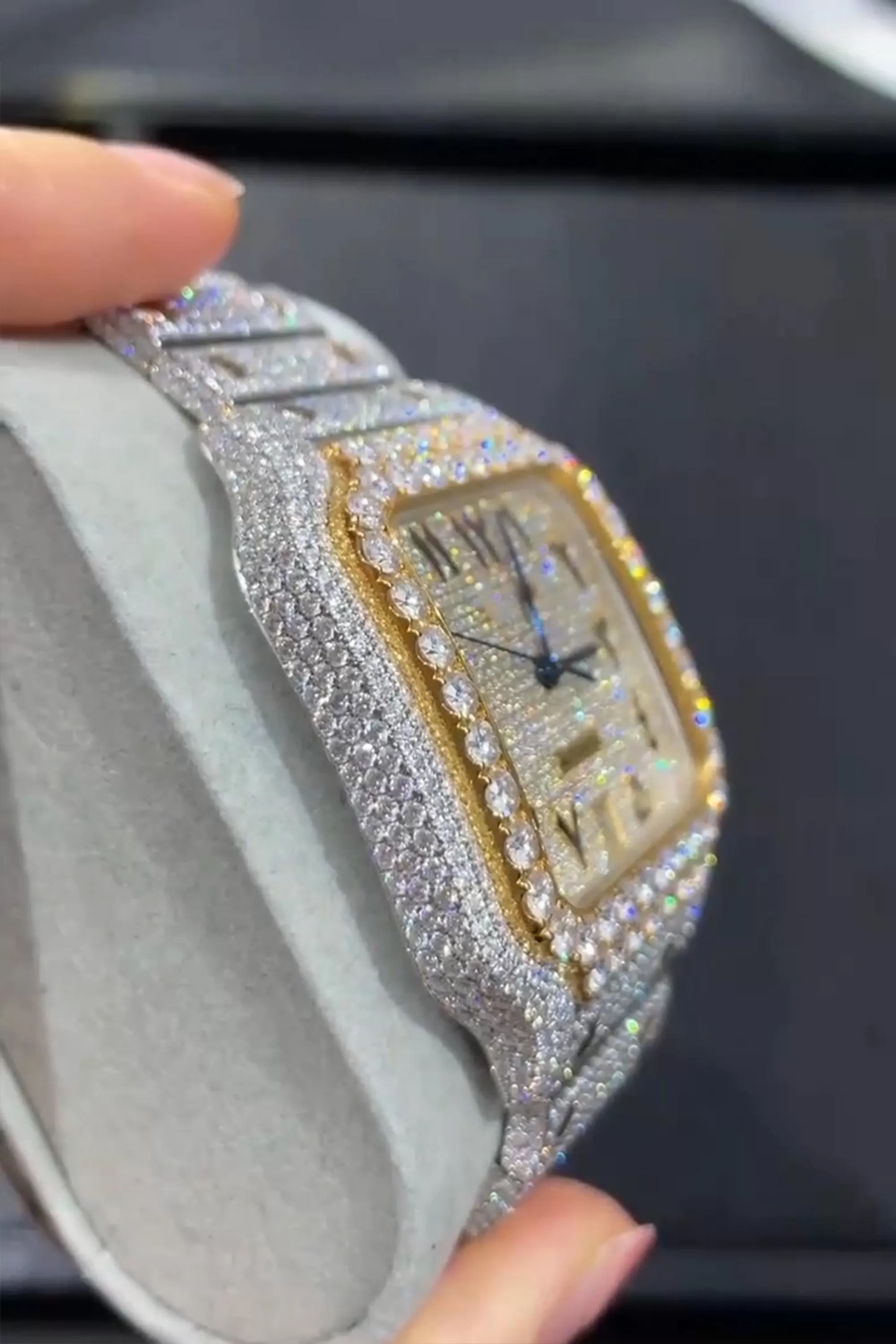 Moissanite watch | diamond watch(W-16)