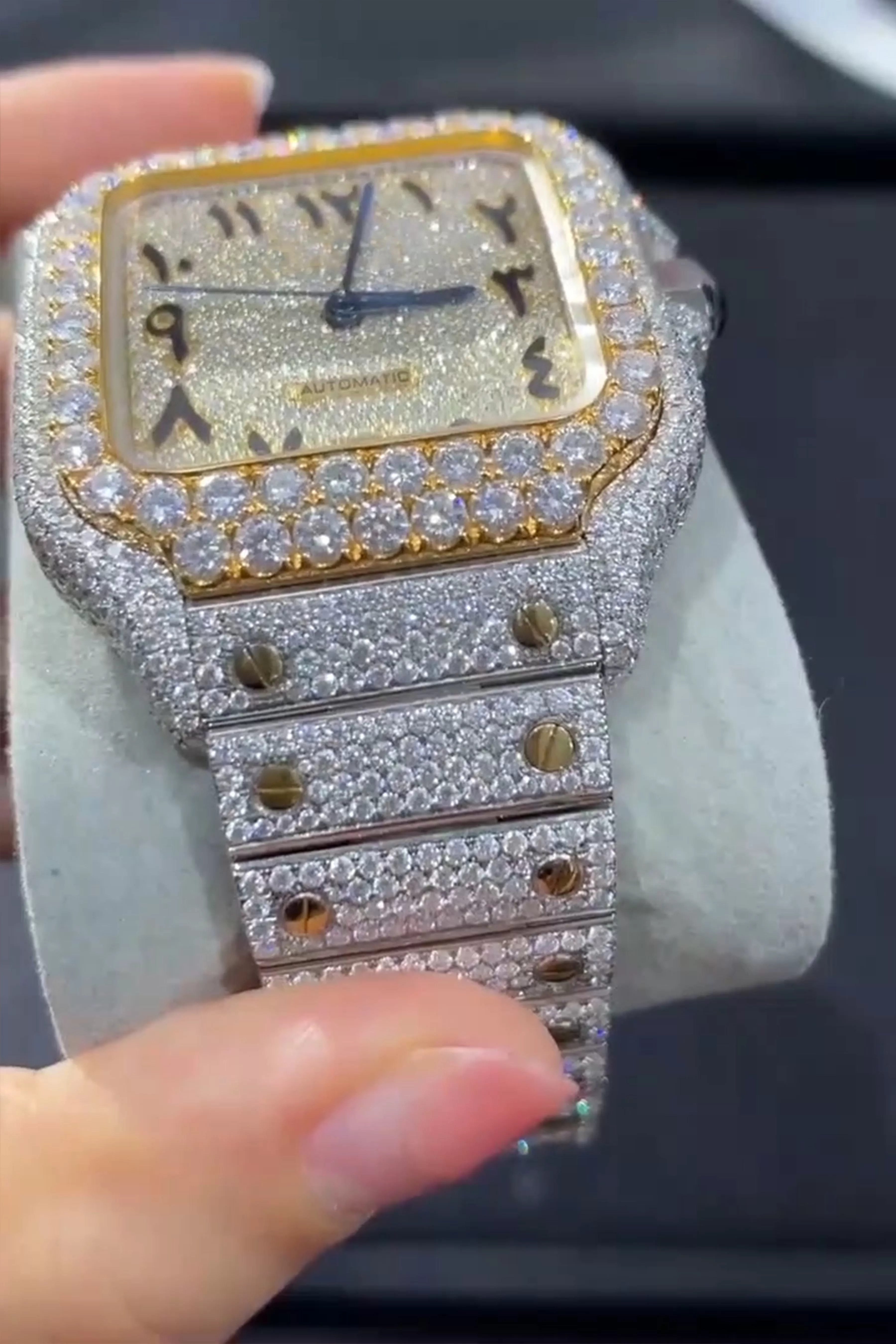 Moissanite watch | diamond watch(W-16)