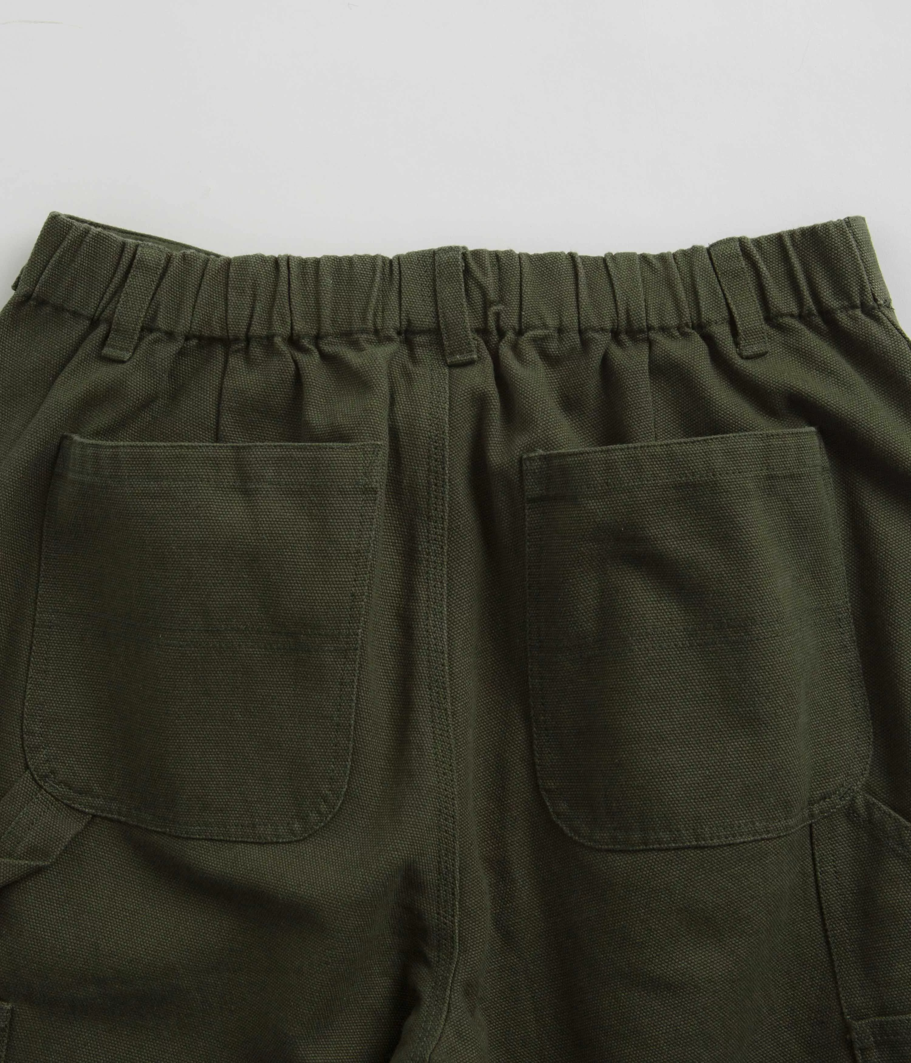 Mollusk Canvas Work Pants - Rover Green