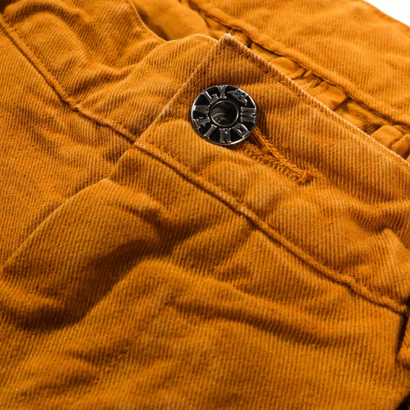 MONITALY EKUSY PANTS COTTON RIPSTOP MUSTARD