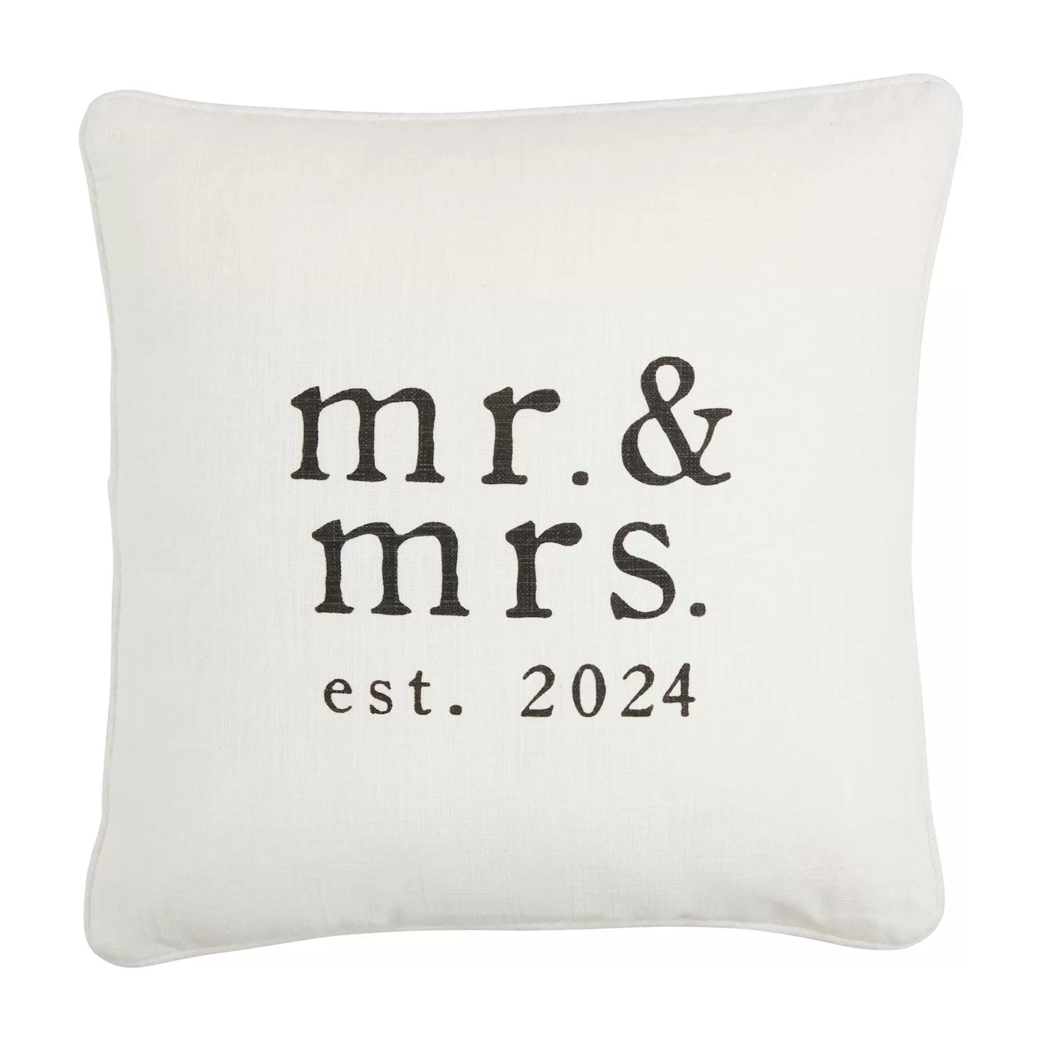 Mr. & Mrs. Est. 2024 Pillow