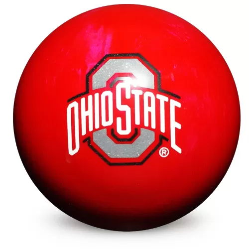 NCAA Engraved Plastic Ohio State Buckeyes Undrilled Bowling Ball