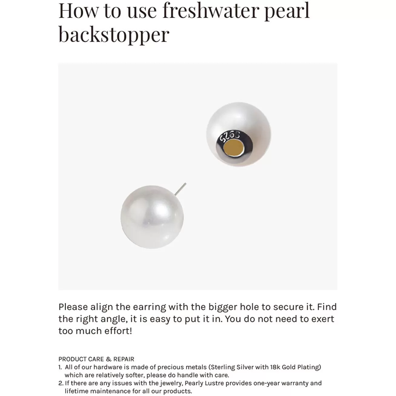 New Yorker Freshwater Pearl Earrings WE00477