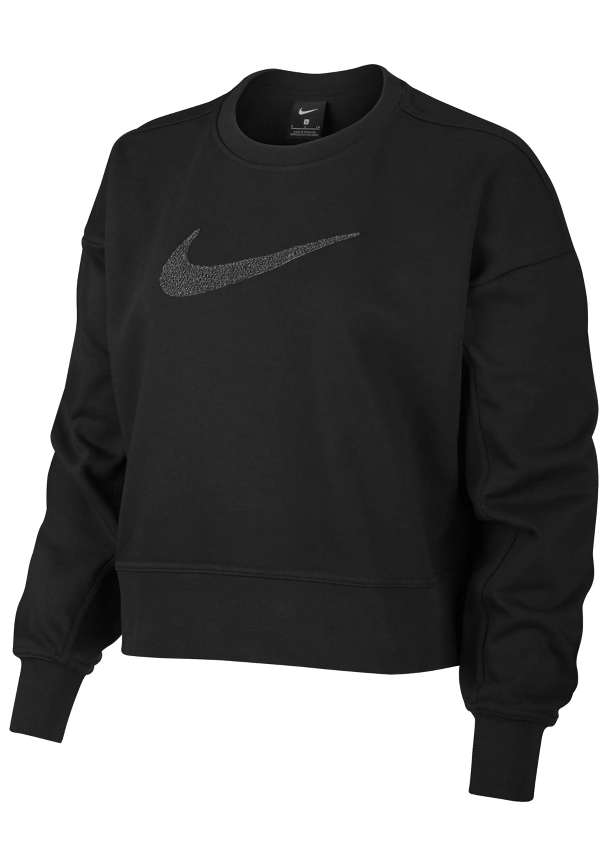 NIKE WOMENS DRY-FIT GET FIT SWOOSH CREW <br> CU5506 010